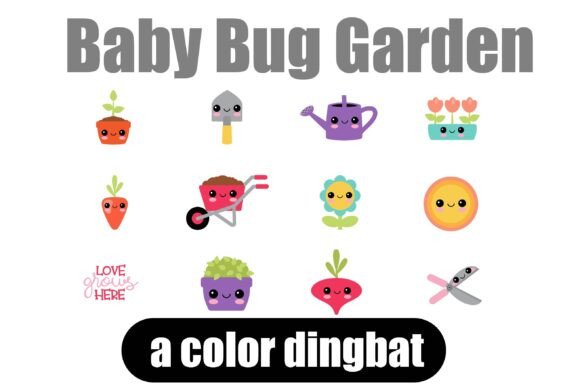 Baby Bug Garden: A Kawaii Typeface for Playful Editorial Design