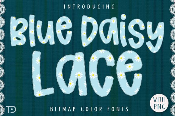 Blue Daisy Lace: A Shabby Chic Typeface for Elegant Web Design