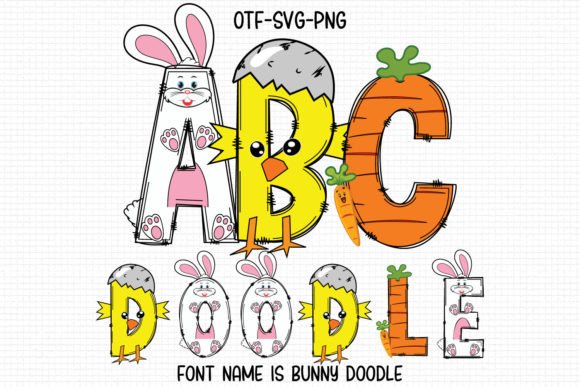 Bunny Doodle: The Color Font That Brings Easter Campaigns to Life