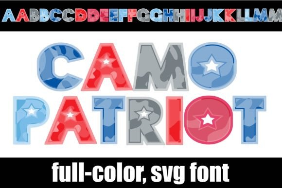 Camo Patriot: A Bold Display Typeface for Distinct Brand Identity