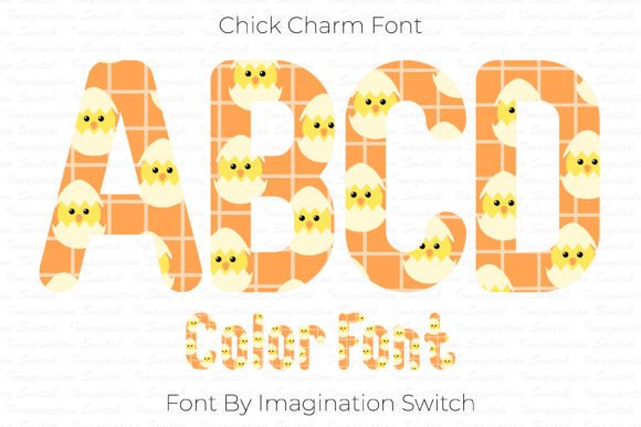 Chick Charm Typeface: A Colorful Companion for Handmade Brands