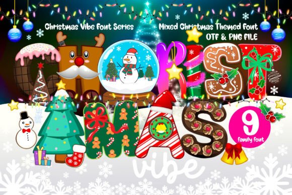 Christmas Vibe: The Festive Color Font for Scroll-Stopping Holiday Campaigns