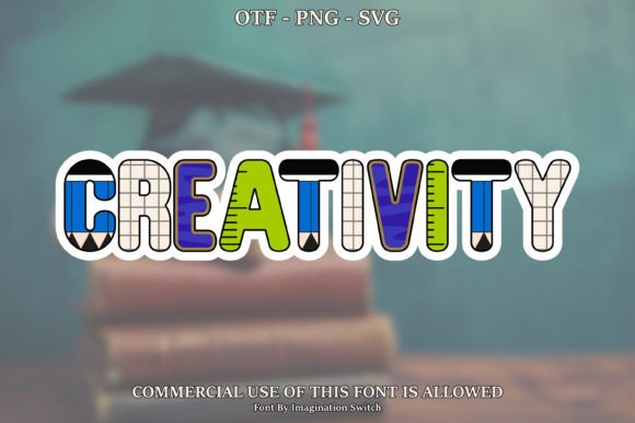 Creativity Collection: A Color Font for Handmade Labels and Invitations
