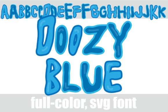 Doozy Blue: A Creative Color Font for Standout Campaigns