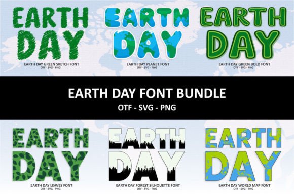 Earth Day Collection: A Fresh Typeface for Earth-Themed Editorial Design