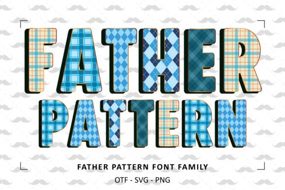 Father Pattern: A Color Font for Distinctive Brand Identity