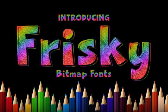 Frisky Typeface: A Colorful Companion for Handmade Labels and Prints