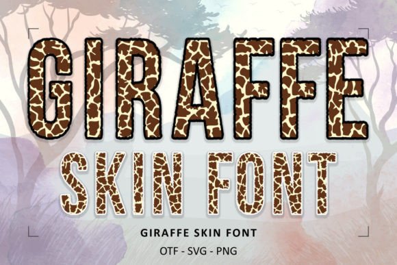 Giraffe Skin: A Bold Display Typeface for Modern Web Design