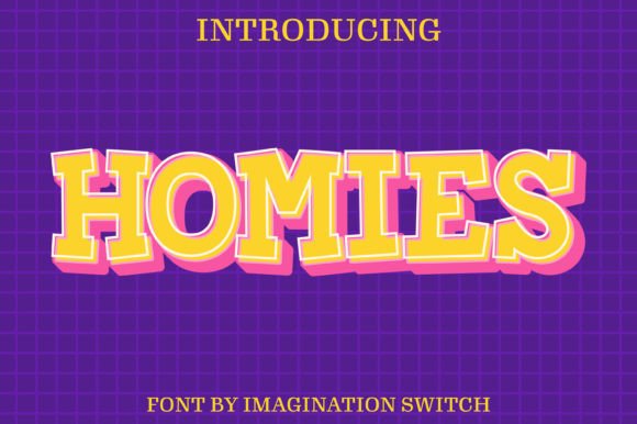 Homies Typeface: Boosting Campaign Clarity with Color Fonts