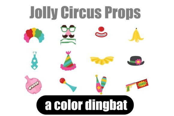 Jolly Circus Props Typeface: A Playful Display Font for Digital Branding