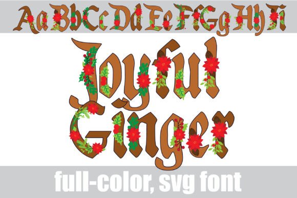 Joyful Ginger: A Color Font for Vibrant Editorial Design