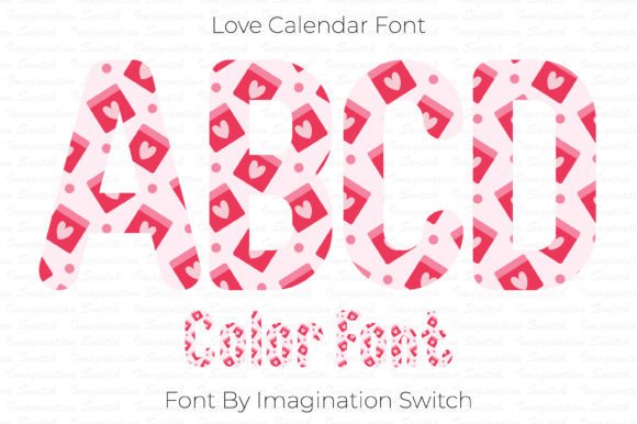 Love Calendar: A Creative Typeface for Handmade Product Design