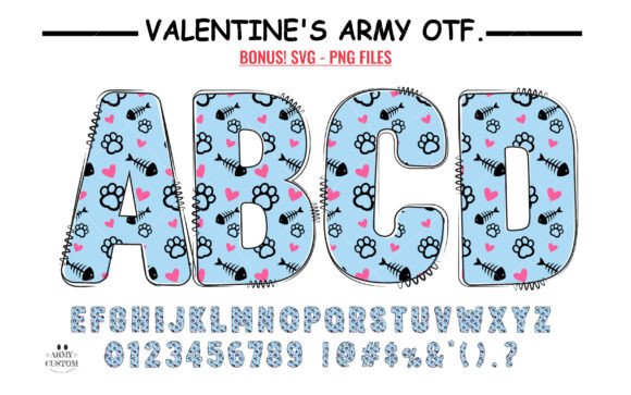 Love Valentine s Cat Paw: A Playful Color Font for Romantic Brand Identity