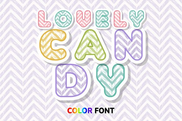 Lovely Candy: A Color Font for Playful Editorial Design