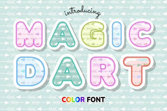 Magic Dart: Elevating Editorial Design with Color Fonts