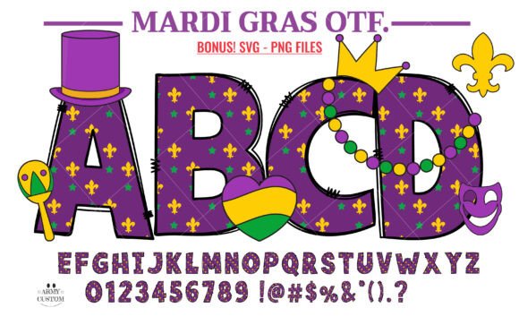 Mardi Gras Fleur De Lis: A Color Font Review for Festive Editorial Design