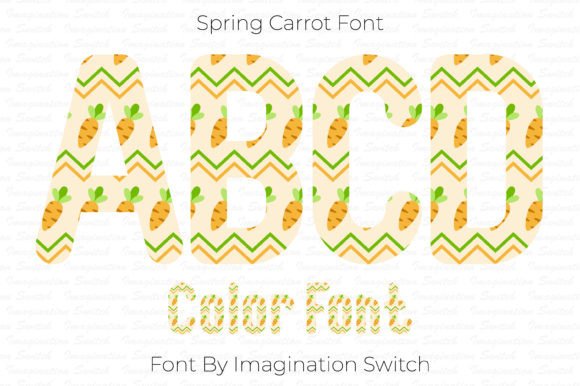 Spring Carrot: A Vibrant Color Font for Modern Web Design