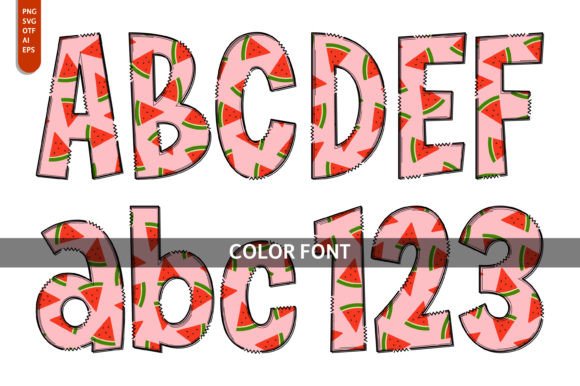 Watermelon Fruit Typeface: A Refreshing Add to Editorial Design